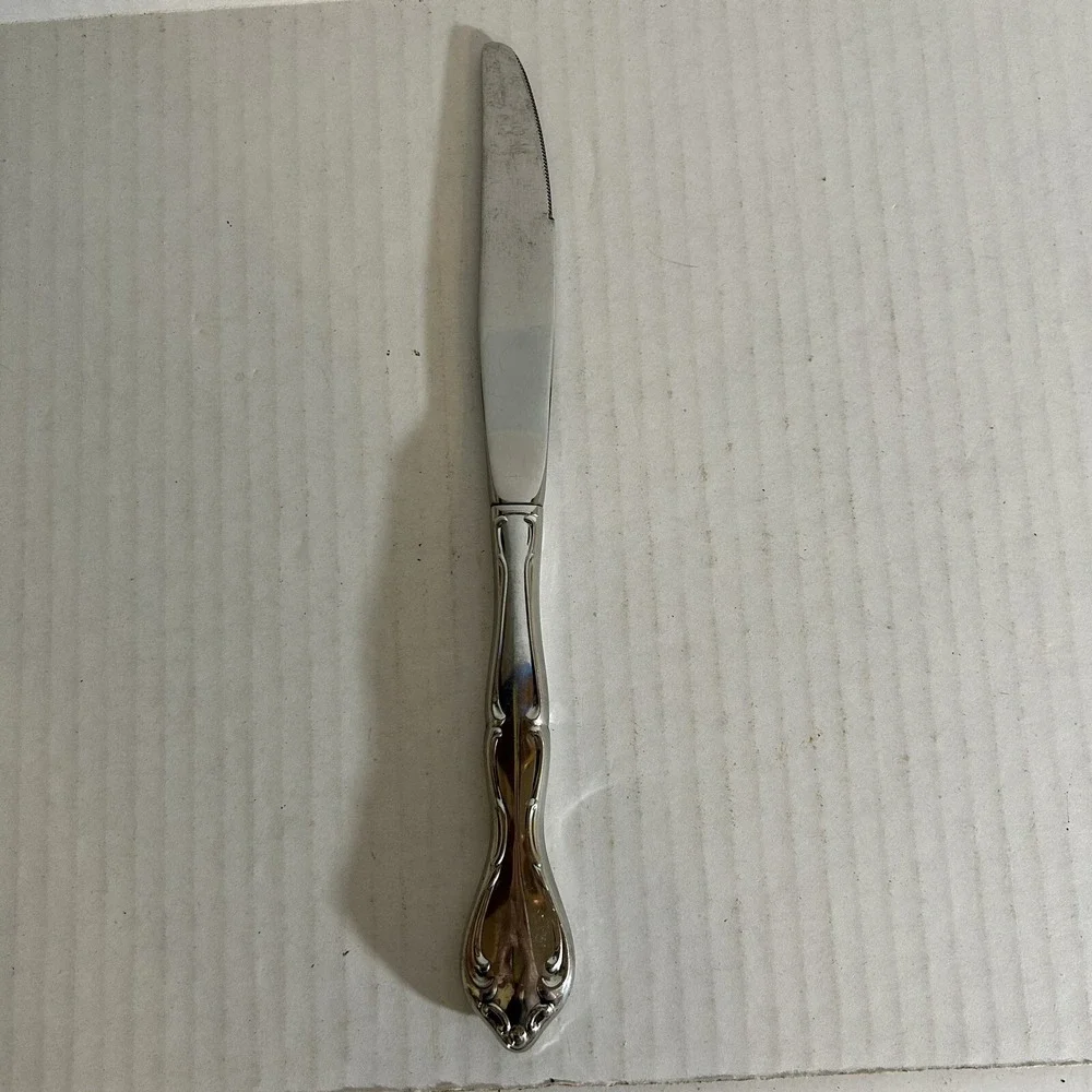 Oneida Cantata Stainless Steel Dinner Knives Lot of 4 Hollow Handle 9in Flatware